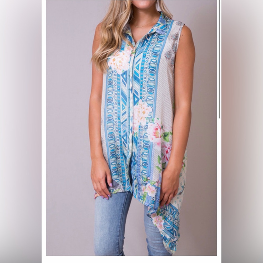 Johnny Was Drawstring Tunic - Picture 4 of 14